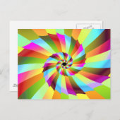 Pinwheel 6 Fraktal Art Postkarte (Vorne/Hinten)