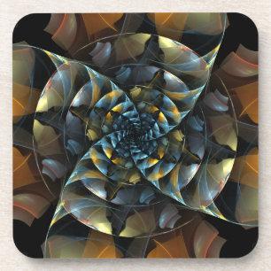 Pinwheel Abstrakt Art Cork Untersetzer
