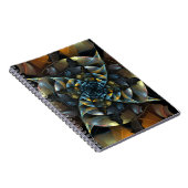 Pinwheel Abstrakt Art Notebook Notizblock (Rechte Seite)