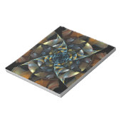 Pinwheel Abstrakt Art Notepad Notizblock (Rotiert)