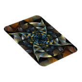Pinwheel Abstrakt Art Premium Magnet (Rechte Seite)
