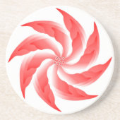 PINWHEEL-BLUME GETRÄNKEUNTERSETZER (Vorne)