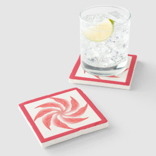 PINWHEEL-BLUME STEINUNTERSETZER