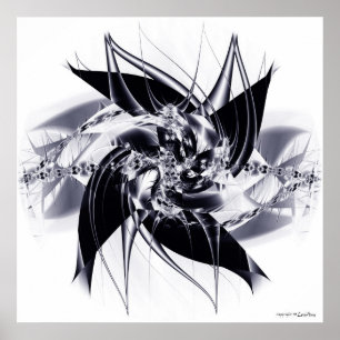 Pinwheel Chic Poster