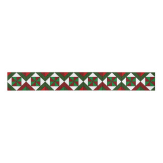 Pinwheel Diamond Christmas Quilt Ripsband