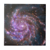 Pinwheel Galaxy Fliese (Vorderseite)