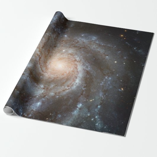 Pinwheel galaxy Hubble Telescope WeltraumFoto Geschenkpapier (Ungerollt)