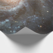 Pinwheel galaxy Hubble Telescope WeltraumFoto Geschenkpapier (Ecke)