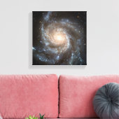 Pinwheel galaxy Hubble Telescope WeltraumFoto Leinwanddruck (Insitu (Wohnzimmer))