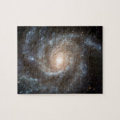 Pinwheel galaxy Hubble Telescope WeltraumFoto Puzzle (Horizontal)