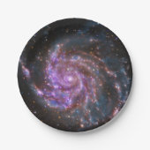 Pinwheel Galaxy Pappteller (Vorderseite)
