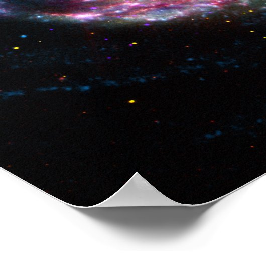 Pinwheel Galaxy Spirale Space Poster (Ecke)