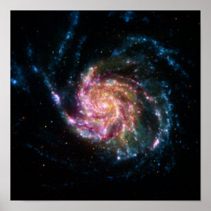 Pinwheel Galaxy Spiralraum Poster
