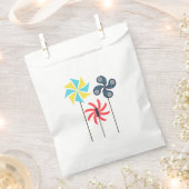 Pinwheel Gastgeschenk Bag {Editable Age} Geschenktütchen (Ausgeschnitten)