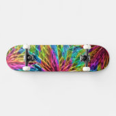 Pinwheel Glas Art 1 Skateboard (Horizontal)