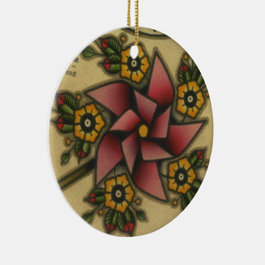 Pinwheel Keramik Ornament (Rechts)