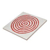 PINWHEEL MOSAIC 4,25" Square Keramik Tile Fliese (Seite)