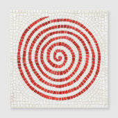 PINWHEEL MOSAIC 5,25" Square dünne Magnetkarte Magneteinladung (Vorderseite)