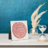 PINWHEEL MOSAIC 5,25" Square Plaque mit Easel Fotoplatte (InSitu)