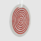 PINWHEEL MOSAIC Acrylic Circle Ornament (Vorderseite)