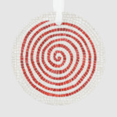 PINWHEEL MOSAIC Acrylic Circle Ornament (Rückseite)