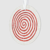 PINWHEEL MOSAIC Acrylic Circle Ornament (Vorderseite)