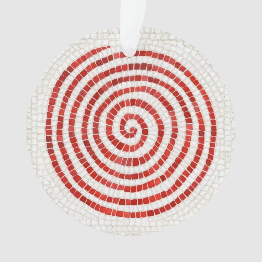 PINWHEEL MOSAIC Acrylic Circle Ornament (Vorderseite)