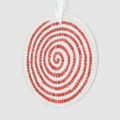 PINWHEEL MOSAIC Acrylic Round Ornament (Vorderseite)