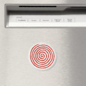PINWHEEL MOSAIC Round Magnet (In Situ (Geschirrspüler))