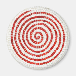 PINWHEEL-MOSAIK Runde Magnet