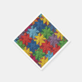 Pinwheel Patchwork Quilt Pattern Serviette (Ecke)