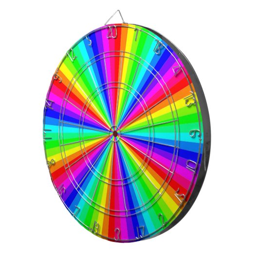 PINWHEEL RAINBOW DARTSCHEIBE (Vorderseite rechts)