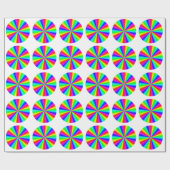 PINWHEEL RAINBOW GESCHENKPAPIER (Flach)