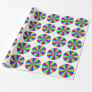 PINWHEEL RAINBOW GESCHENKPAPIER
