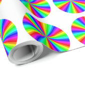 PINWHEEL RAINBOW GESCHENKPAPIER (Rolleneckpunkt)
