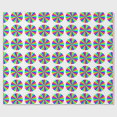 PINWHEEL RAINBOW GESCHENKPAPIER (Flach)