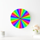 PINWHEEL RAINBOW GROßE WANDUHR (Zuhause)