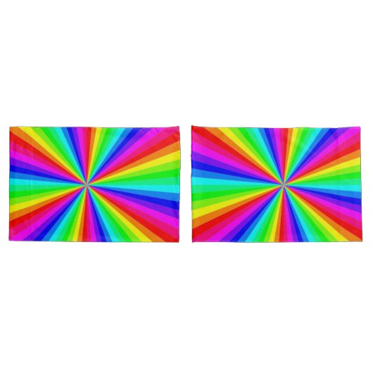 PINWHEEL RAINBOW KISSENBEZUG (Rückseite-Set)