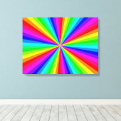 PINWHEEL RAINBOW LEINWANDDRUCK (Insitu (Holzboden))