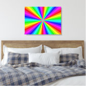 PINWHEEL RAINBOW LEINWANDDRUCK (Insitu (Schlafzimmer))
