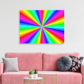 PINWHEEL RAINBOW LEINWANDDRUCK (Insitu (Wohnzimmer))