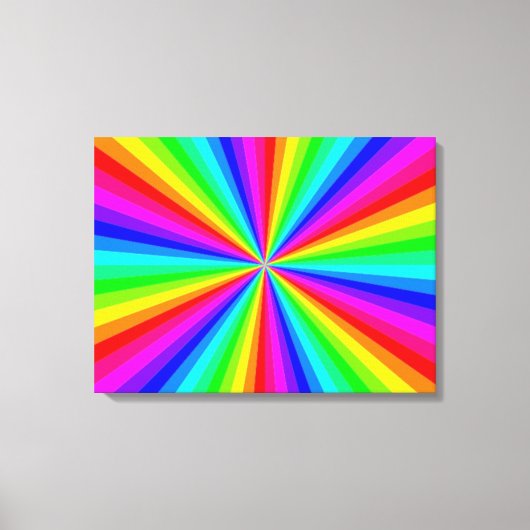 PINWHEEL RAINBOW LEINWANDDRUCK (Vorderseite)