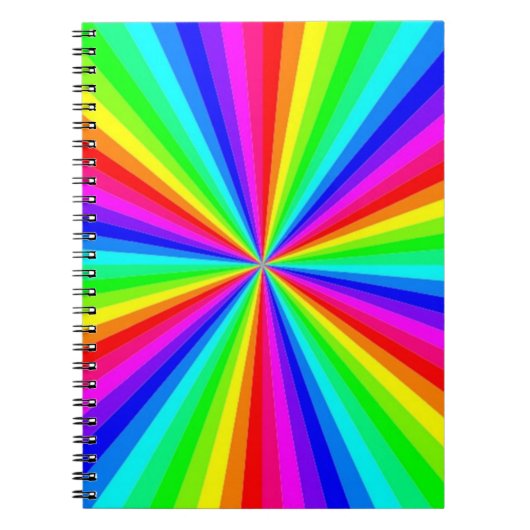 PINWHEEL RAINBOW NOTIZBLOCK (Vorderseite)