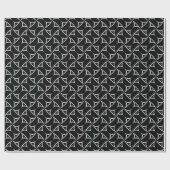 Pinwheel Spiral Abstrakte Illusionen Linie Art Geschenkpapier (Flach)