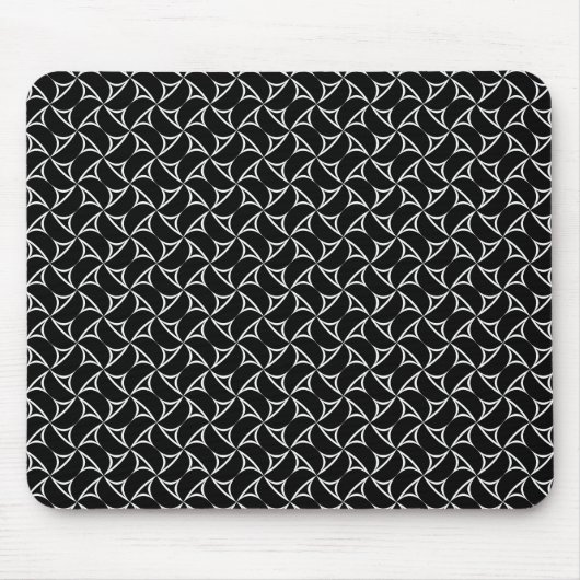 Pinwheel Spiral Abstrakte Illusionen Linie Art Mousepad (Vorne)