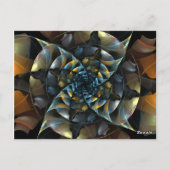 Pinwheel Tischnummer Postcard (Rückseite)