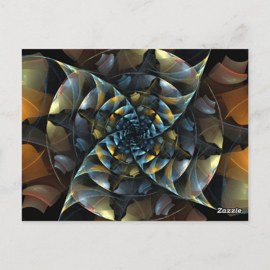 Pinwheel Tischnummer Postcard (Rückseite)