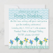 Pinwheels am Park Einladung (Vorderseite)