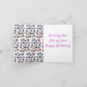 Pinwheels-Geburtstags-Karte Karte (Innenseite)