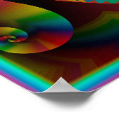 Pinwheels Kaleidoskop Poster (Ecke)